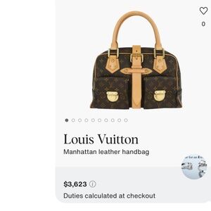 Louis Vuitton Manhattan Satchel